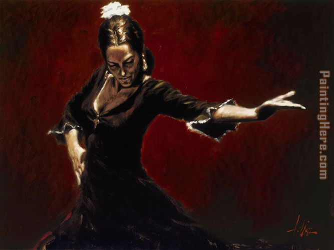 gitanaii painting - Flamenco Dancer gitanaii art painting
